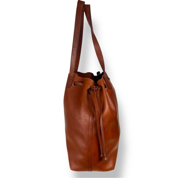 Madewell Leather Transport Drawstring Tote - Picture 5 of 12
